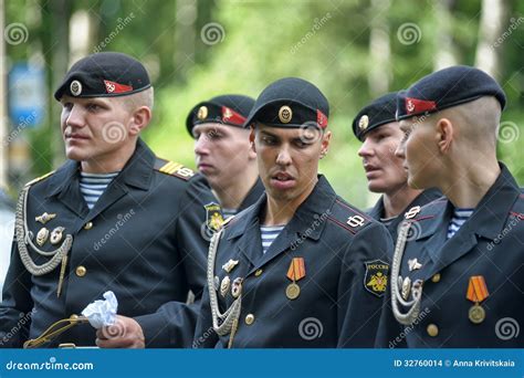 Russian Marines In Uniform Editorial Image | CartoonDealer.com #32759806