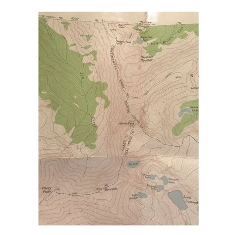 Empire Lake Colorado Quadrangle Topographical Carte Er Etsy France