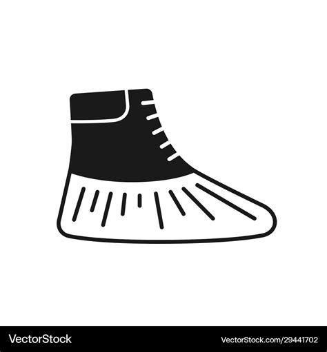 Shoe Covers Icon Protective Medical Covers Vector Image