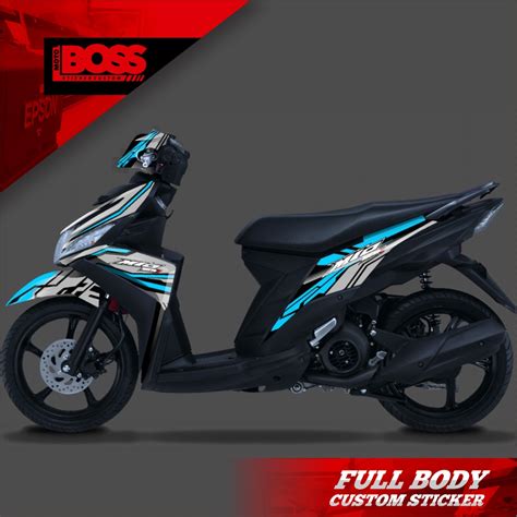 Jual Sticker Decal FULL BODY Mio M3 Stiker Decal Mio M3 Kode Kosong