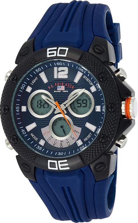 U S Polo Assn Sport Men S Us Analog Digital Display Analog Quartz