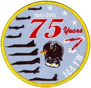 Th Fighter Wing Th Anniversary Flightline Insignia