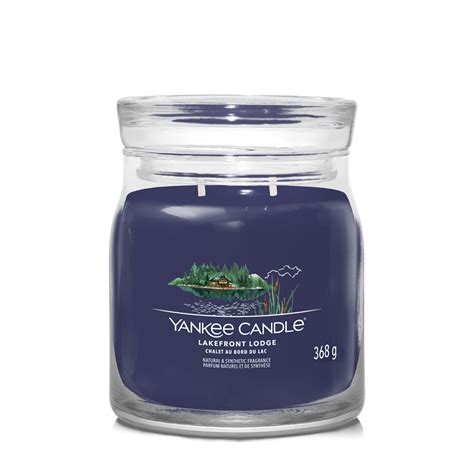 Yankee Candle Lakefront Lodge Duftkerze Im Glas Mittel