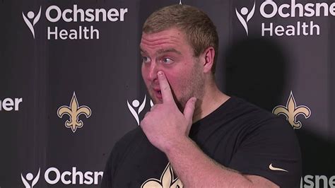 Ot Trevor Penning After Saints Training Camp Friday Youtube