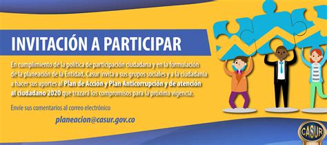 Invitacion A Participar Casur