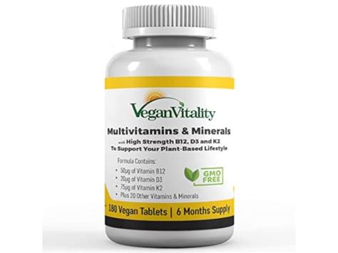 The Best Vegan Multivitamins Of Reviews Findthisbest