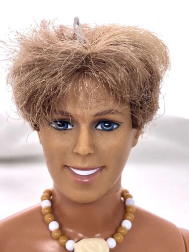 KEN DOLL Mattel Barbie CALI GIRL GUY Tan Rooted Hair Nude Naked For