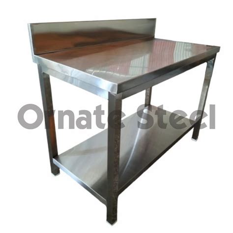 Polished Floor Mounted Stainless Steel Work Tables For Hotel At Rs 570