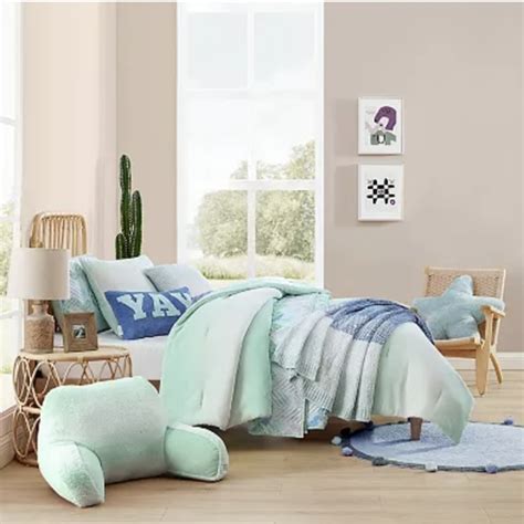 Koolaburra Bedding New Koolaburra By Ugg Blair Twin Comforter Set In Soothing Sea Aqua