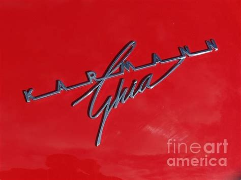 Karmann Ghia Badge Karman Ghia Karmann Ghia Unique Art