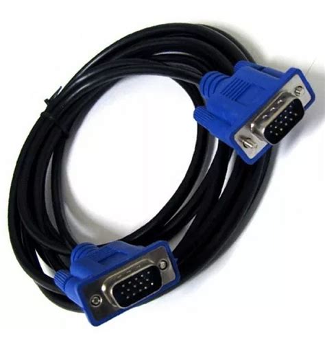 Cable Vga Para Monitores 15 Pines De 5mts Mercado Libre