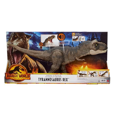 Jurassic World Dinossauro T Rex Ataca E Devora Autobrinca Online