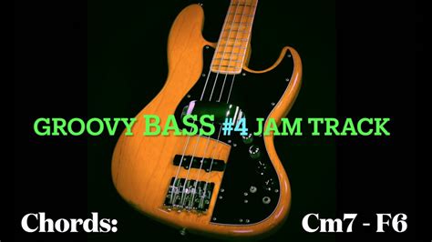 Groovy BASS 4 Jam Track C Dorian Backing Track No Bass Guitar YouTube