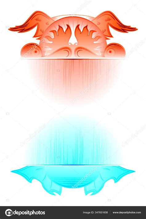 Heaven Hell Illustration Gate Gothic Style Stock Vector Image By