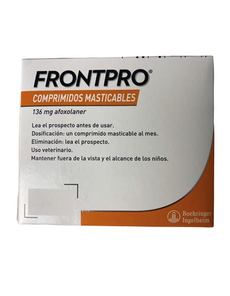 Pastillas Antiparasitarias Para Perros 25 50 Kg Frontpro