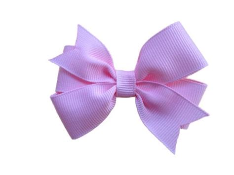 3 Inch Light Pink Hair Bow Light Pink Bow By Browneyedbowtique