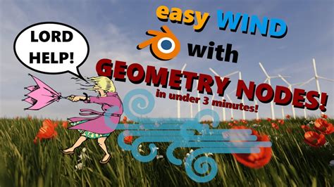 Simulate Wind With Geometry Nodes In Under 3 Minutes Blender Quick