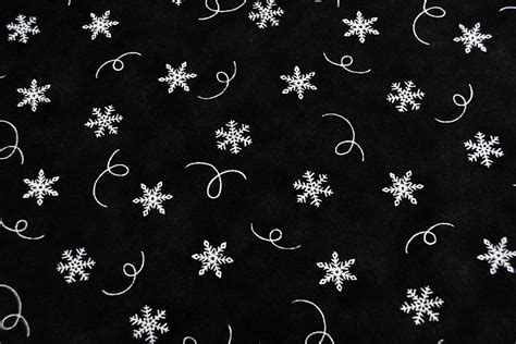 Moda Hearthside Holiday Black Snowflake Swirl Fabric By The Quarter