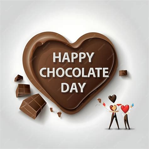 Premium Vector | 9th february happy chocolate day poster design ...