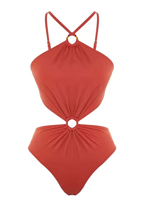 Buy Trendyol Ring Cut Out Swimsuit Online Zalora Malaysia