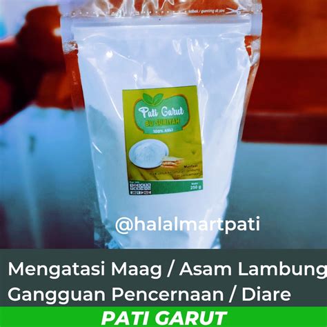 Jual Arrowroot Powder Bubur Instan Tepung Pati Umbi Irut Garut Angkrik