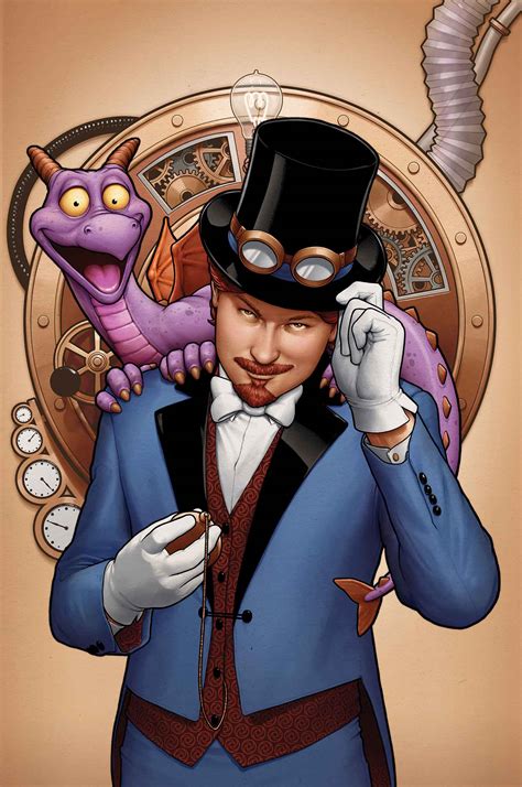 Epcots Dreamfinder And Figment Take A Steam Punk Journey Into