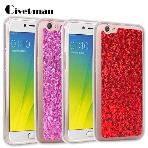 Cover For OPPO R9S Plus R9S R9S Mobile Phone Case Glitter Bling Shine