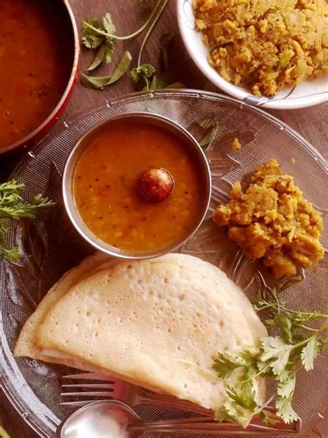 Masala Dosa and Sambar - My Dainty Kitchen