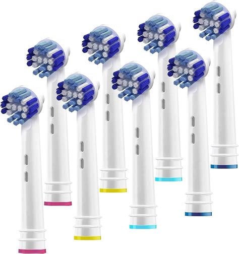 Replacement Brush Heads Compatible With Oral B Braun Pack Of