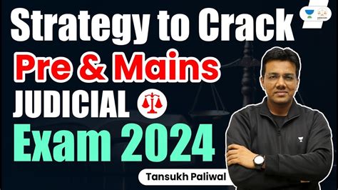 Strategy To Crack Pre Mains Judicial Exam Tansukh Paliwal