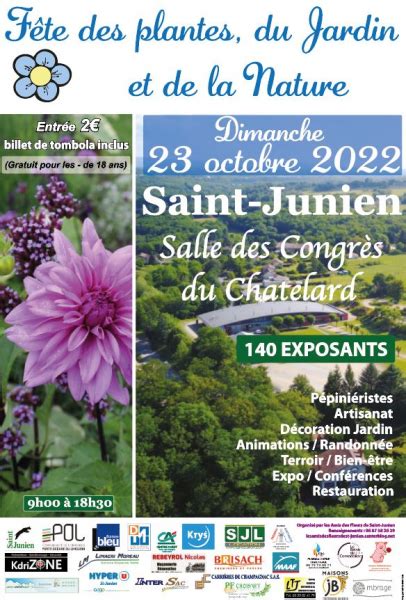 F Te Des Plantes Du Jardin Et De La Nature Saint Junien