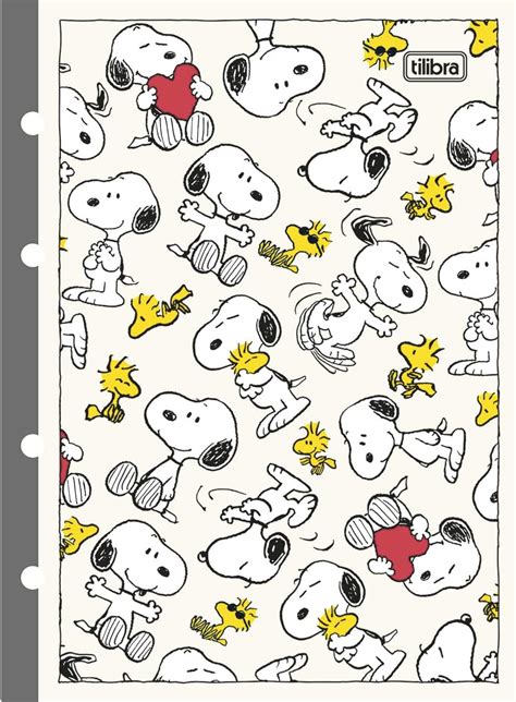 Tilibra Refil Tiliflex Para Caderno Argolado Colegial Snoopy 80