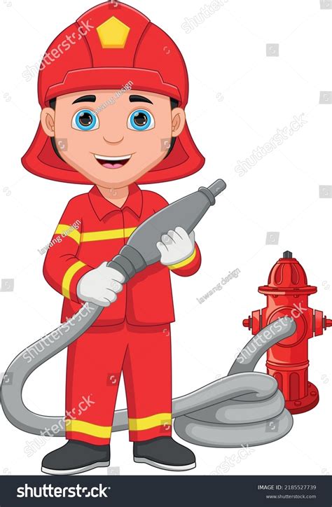 16,675 Firefighter Vector Cartoon Images, Stock Photos, 3D objects ...