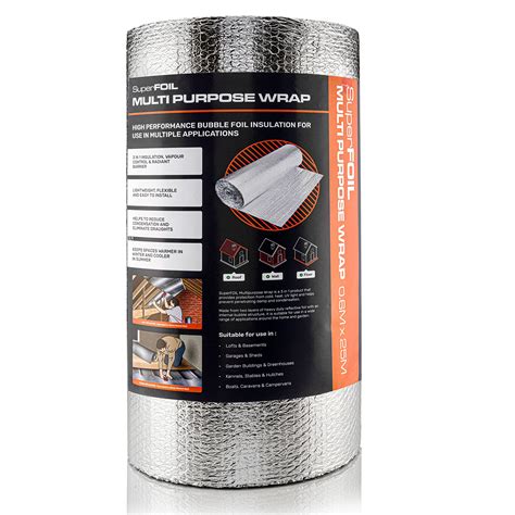 Buy Superfoil Foil Insulation Roll M X M Energy Saving Diy