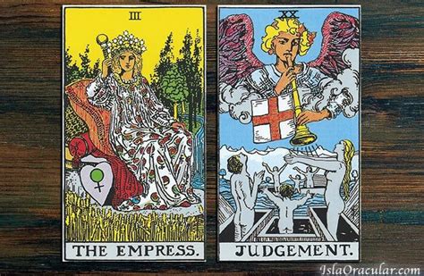 Combinaci N De La Emperatriz Y El Juicio Significado En El Tarot