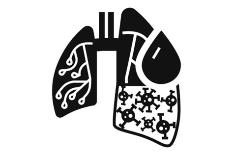 Pneumonia Virus Lungs Icon Simple Style Graphic By Nsit0108 Creative