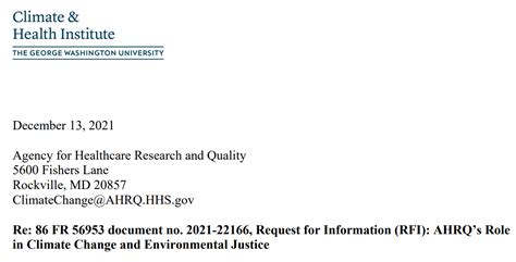 Chi Comments To Agency For Healthcare Research And Quality Ahrq