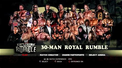 Wwe 13 30 Men Attitude Era Royal Rumble Youtube