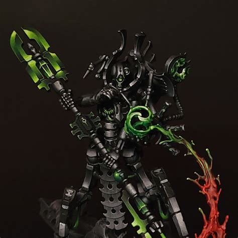 Illuminor Szeras Красил сам Wh 40000 Necrons Miniatures Wh