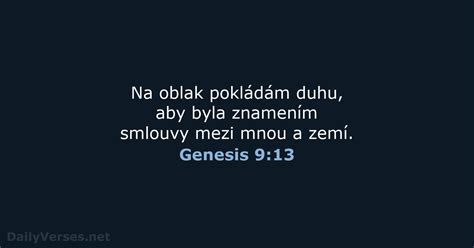 28 června 2021 Biblický verš dne B21 Genesis 9 13 DailyVerses net