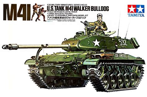 1:35 U.S. M41 Walker Bulldog Kit - Tanks and Guns - Military scale ...