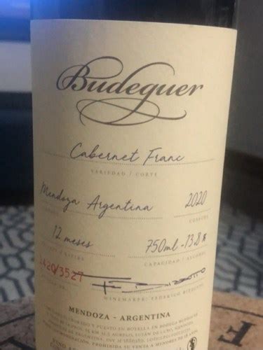 Bodegas Budeguer Cabernet Franc Vivino France