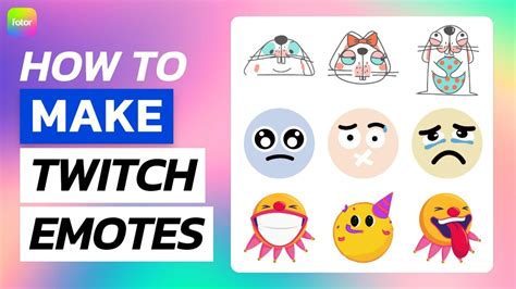 How To Make Twitch Emotes Youtube