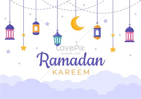 Ramadan Kareem Holiday Islamic Background Illustration Illustration