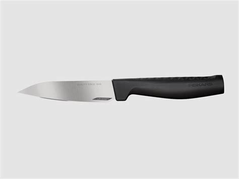 FISKARS Hard Edge 11 cm czarny nóż do obierania warzyw i owoców ze