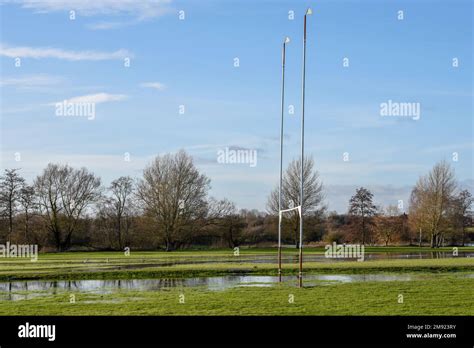 Waterlogged Football Pitch Hi Res Stock Photography And Images Alamy