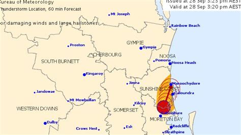 Brisbane Weather Severe Thunderstorm Warning For Seq The Courier Mail