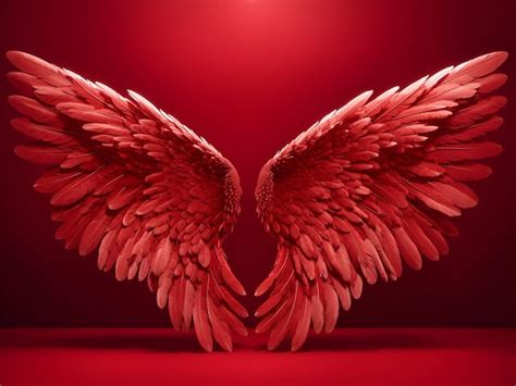 Premium AI Image | Angel Wings Background Digital Backdrop