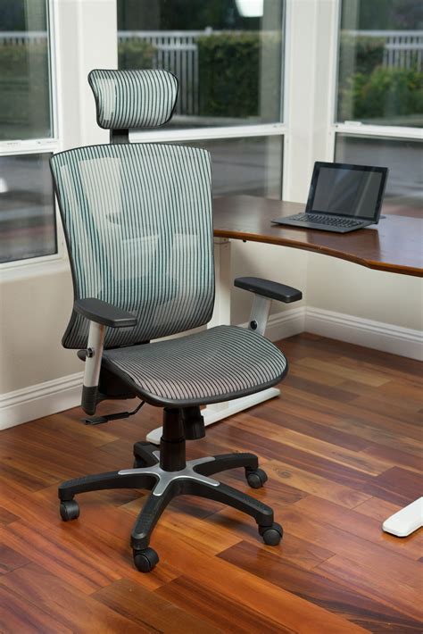 Ergonomic Height Adjustable Office Chair w/Armrests & Headrest ...