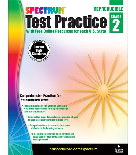 Spectrum Test Prep Grade 2 Workbook Ages 7 8 Reading Comprehension